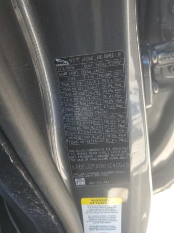 2019 JAGUAR E-PACE SADFJ2FX0K1Z40565