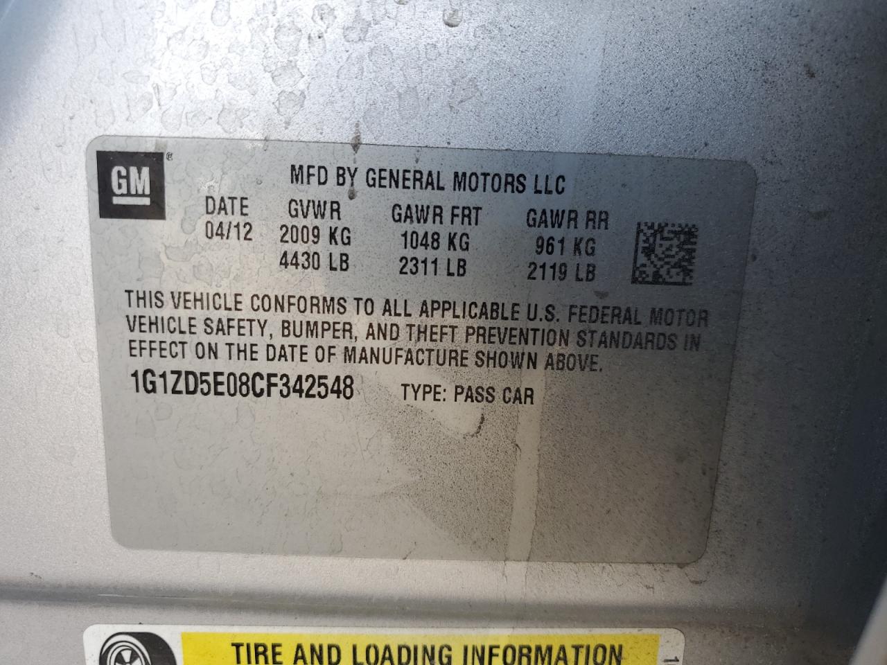 CHEVROLET MALIBU 2LT