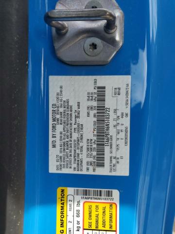 2022 FORD MUSTANG - 1FA6P8TH6N5103722