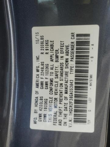 2016 HONDA ACCORD LX - 1HGCR2F38GA053843