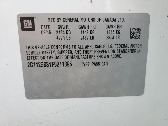 2015 CHEVROLET IMPALA LT - 2G1125S31F9211895