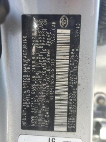 2018 TOYOTA CAMRY L - 4T1B11HK2JU650343
