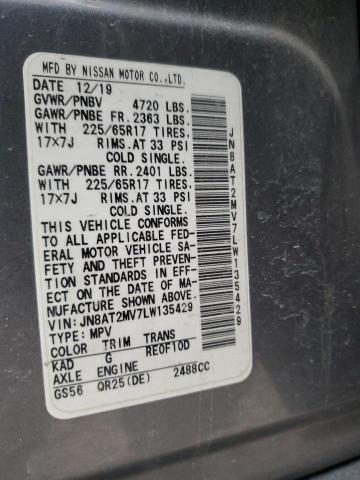 2020 NISSAN ROGUE S - JN8AT2MV7LW135429