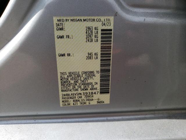 2023 NISSAN ALTIMA SL - 1N4BL4EV5PN393847