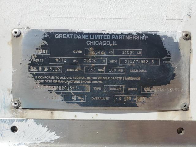 2008 GREAT DANE TRAILER #3114743290