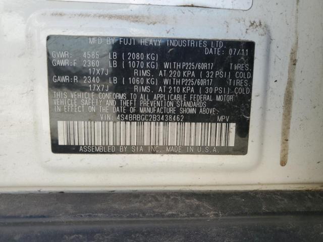 2011 SUBARU OUTBACK 2. #3241494398