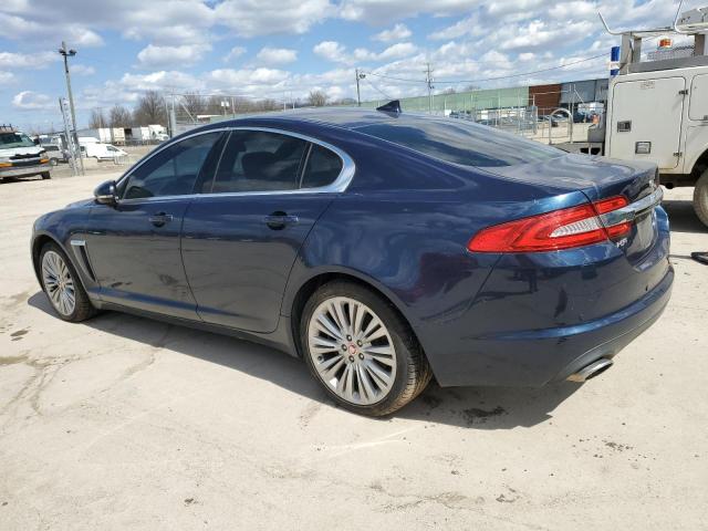 JAGUAR XF 2013 blue  gas SAJWJ0EF4D8S72550 photo #3