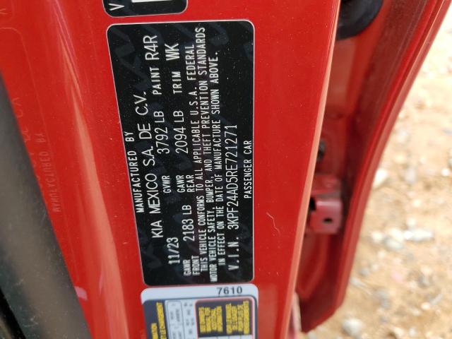 2024 KIA FORTE LX - 3KPF24AD5RE721271