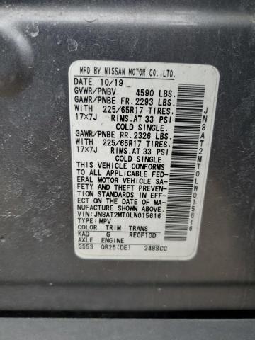 2020 NISSAN ROGUE S - JN8AT2MT0LW015616