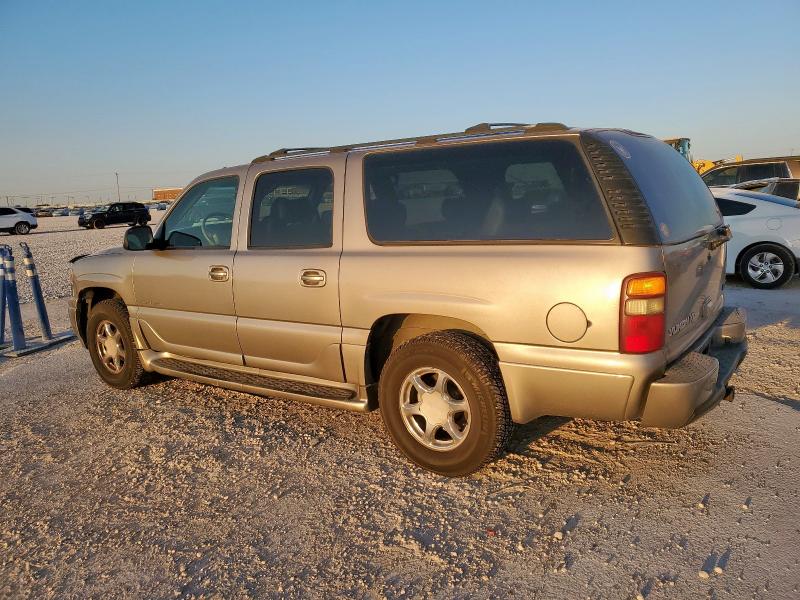 GMC DENALI XL 2002 tan  gas 1GKFK66U82J275716 photo #3