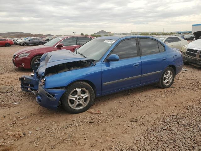HYUNDAI ELANTRA GL 2004 blue  gas KMHDN46D64U795716 photo #1