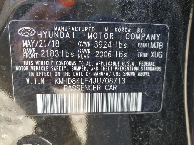 2018 HYUNDAI ELANTRA SE - KMHD84LF4JU708713