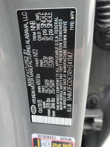 2024 HYUNDAI TUCSON SEL - 5NMJFCDE2RH341147