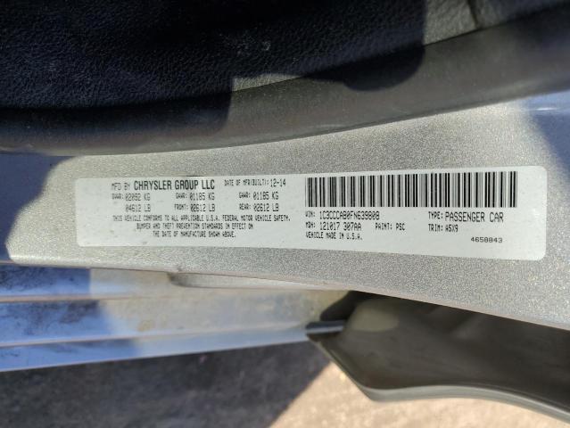 2015 CHRYSLER 200 LIMITE - 1C3CCCAB0FN639808