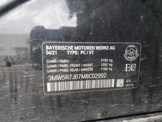2021 BMW 330XI - 3MW5R7J07M8C02992
