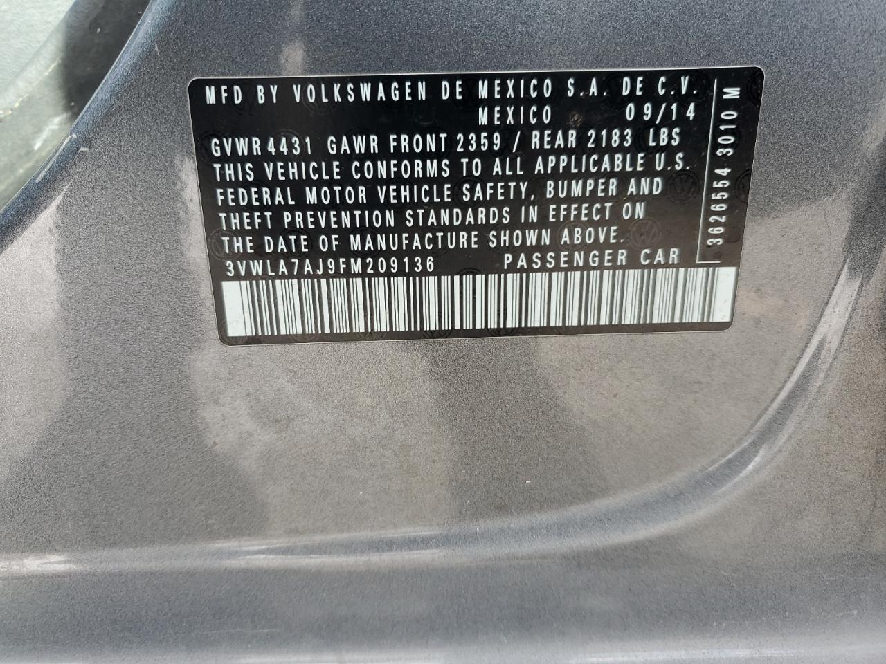 Volkswagen Jetta tdi 2015