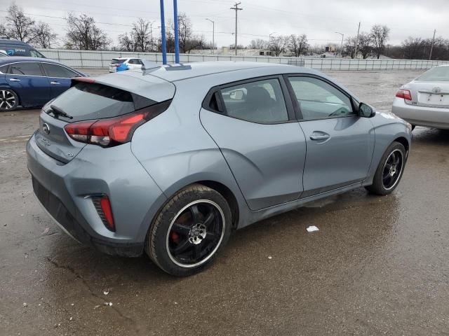 HYUNDAI VELOSTER B 2019 gray  gas KMHTG6AF3KU017039 photo #4