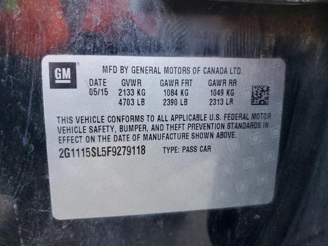 2015 CHEVROLET IMPALA LT - 2G1115SL5F9279118