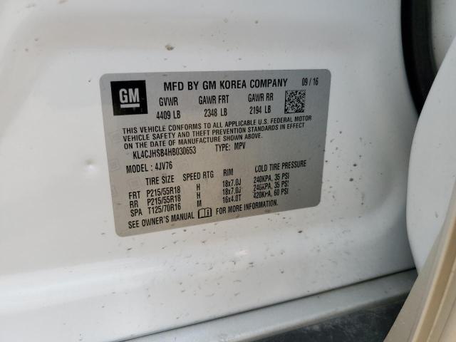 2017 BUICK ENCORE PRE - KL4CJHSB4HB030653