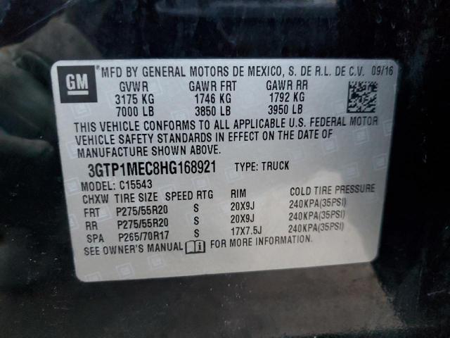2017 GMC SIERRA C15 - 3GTP1MEC8HG168921