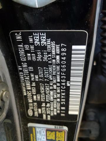 2015 KIA SORENTO LX - 5XYKTCA63FG604987