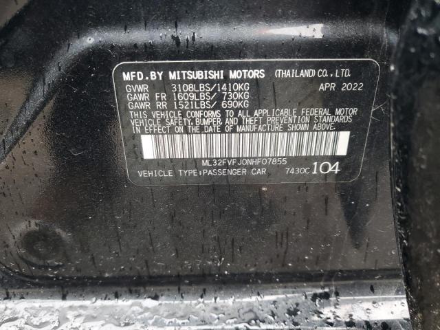 2022 MITSUBISHI MIRAGE G4 - ML32FVFJ0NHF07855