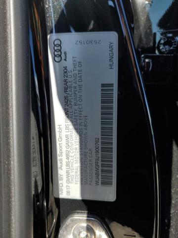 2018 AUDI RS3 - WUABWGFF9J1900762