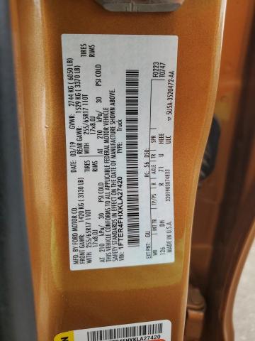 2019 FORD RANGER XL 1FTER4FHXKLA27420