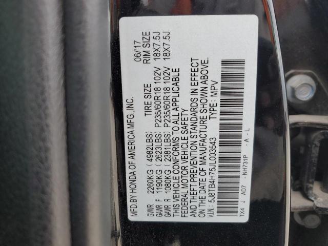 2018 ACURA RDX ADVANC 5J8TB4H75JL003543