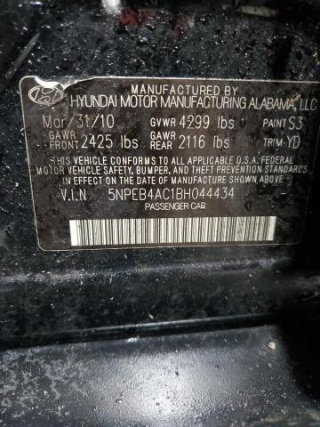 2011 HYUNDAI SONATA GLS - 5NPEB4AC1BH044434