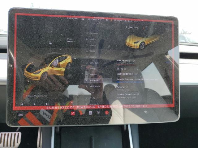2019 TESLA MODEL 3 - 5YJ3E1EB1KF422135