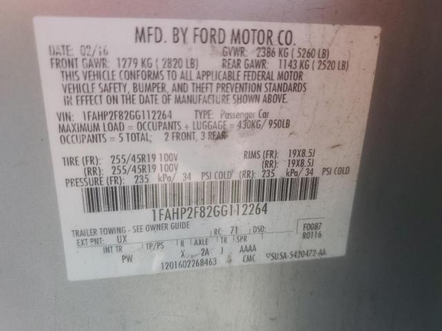 2016 FORD TAURUS LIM - 1FAHP2F82GG112264