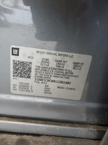 2018 CHEVROLET TRAVERSE P - 1GNEVJKW9JJ261483