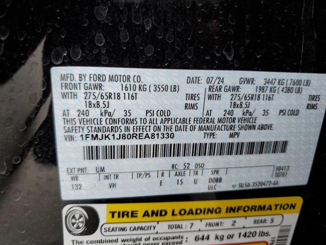 2024 FORD EXPEDITION - 1FMJK1J80REA81330