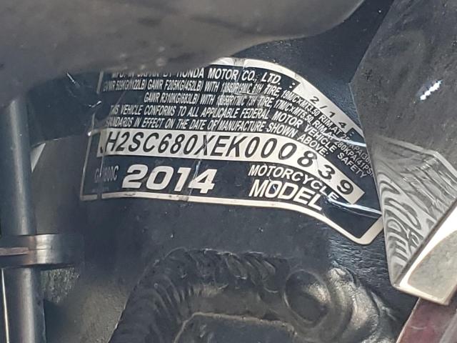 2014 HONDA GL1800 C JH2SC680XEK000839