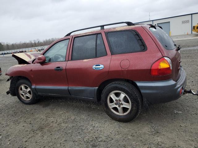 HYUNDAI SANTA FE G 2002 burgundy  gas KM8SC13D12U296514 photo #3