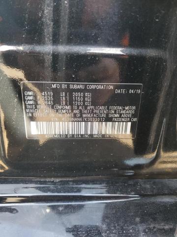 2019 SUBARU LEGACY 2.5 - 4S3BNAN67K3033012