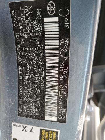 2023 TOYOTA COROLLA LE - JTDB4MEE8P3015055