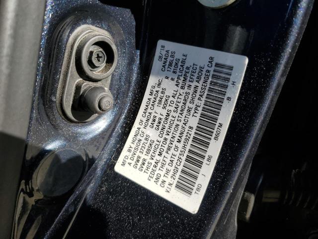 2018 HONDA CIVIC LX - 2HGFC2F55JH592218