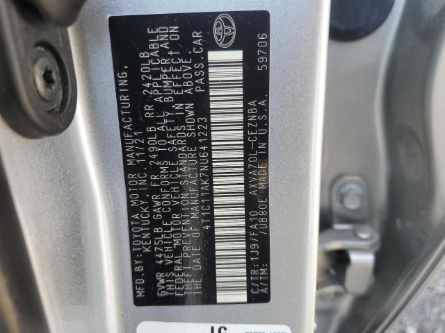 2022 TOYOTA CAMRY LE - 4T1C11AK7NU641223