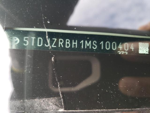 2021 TOYOTA HIGHLANDER - 5TDJZRBH1MS100404