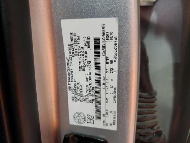 2015 FORD F150 SUPER - 1FTEW1EG9FKD63278