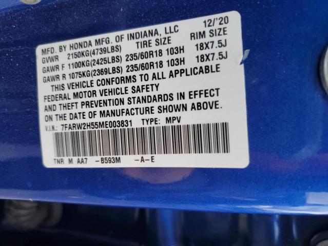 2021 HONDA CR-V EX - 7FARW2H55ME003831