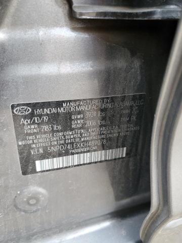 2019 HYUNDAI ELANTRA SE - 5NPD74LFXKH489078