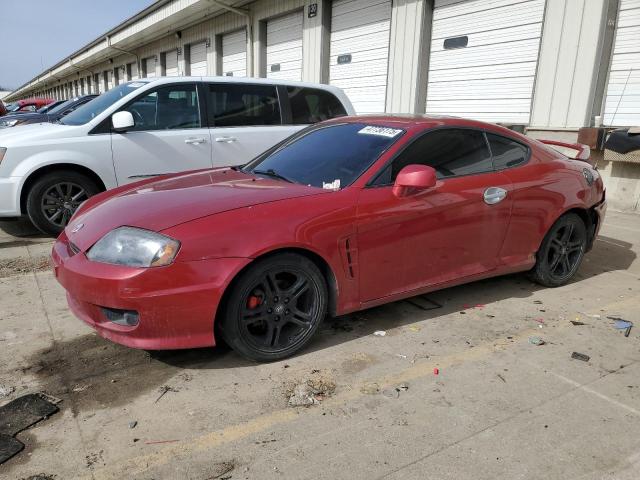 HYUNDAI TIBURON GT 2006 burgundy  gas KMHHN65F86U190230 photo #1