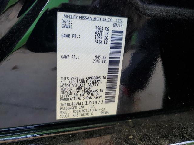 2020 NISSAN ALTIMA S - 1N4BL4BV6LC170873