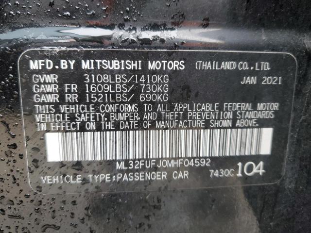 2021 MITSUBISHI MIRAGE G4 - ML32FUFJ0MHF04592