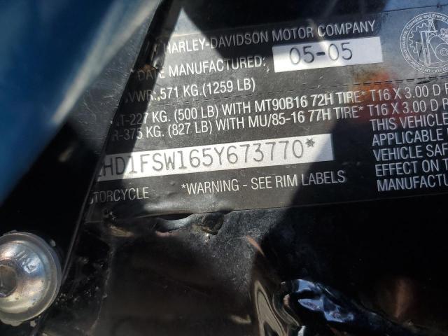 2005 HARLEY-DAVIDSON FLTRI 1HD1FSW165Y673770