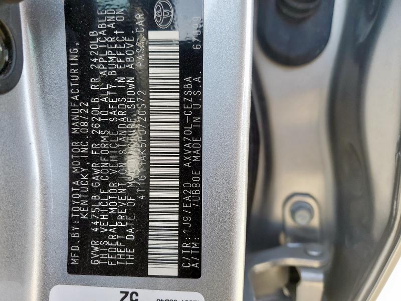 2023 TOYOTA CAMRY SE N - 4T1G11AK5PU720572