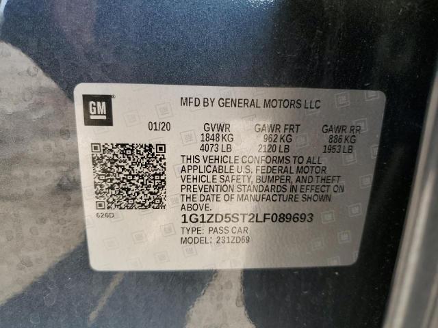 2020 CHEVROLET MALIBU LT - 1G1ZD5ST2LF089693